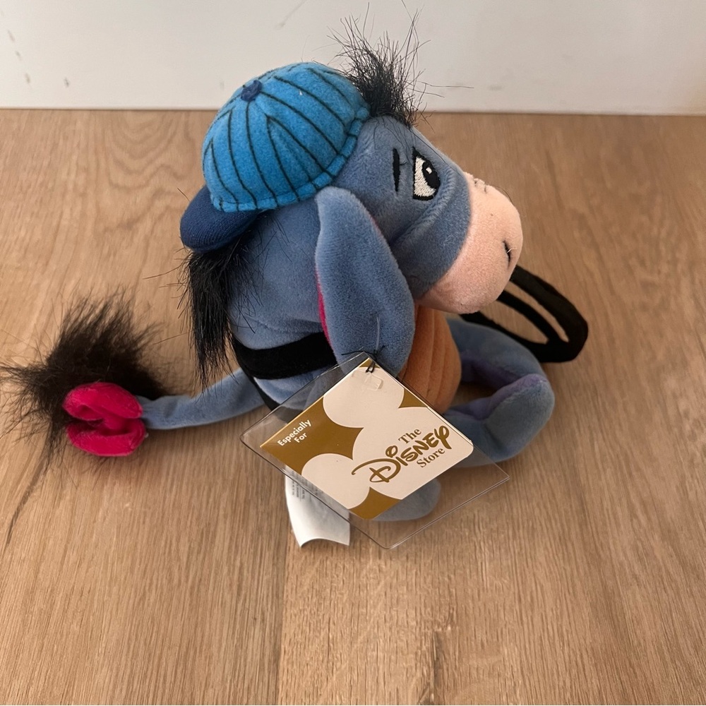Disney‎ Store Collection Catcher Eeyore 8" Stuffed Plush Toy 1999 NWT Vtg - Picture 3 of 6